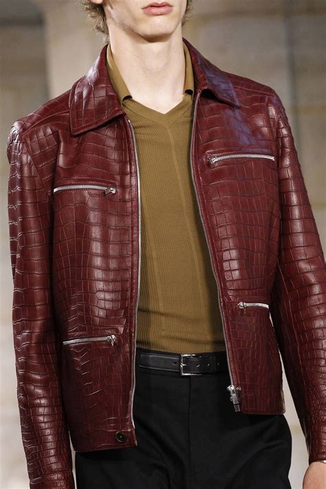 hermes leather jacket